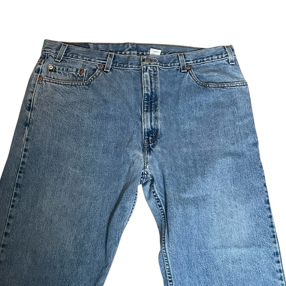 Vtg 90s LEVI LEVI’S 505 Men’s 42x30  Denim Jeans Medium Wash Classic Casual READ